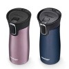Contigo AUTOSEAL West Loop Vacuum-Insulated Stainless Steel Travel Mug with Easy-Clean Lid, 16oz., 2 Pack, Vervain, Midnight Berry - 3 of 4