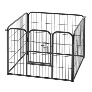 FDW Dog Playpen Pet Dog Fence 2-32 Panels  24/32/40"H Metal Dog Pen Outdoor Exercise Pen with Doors for Large/Medium /Small Dogs for RV,Camping,Yard - 1 of 4