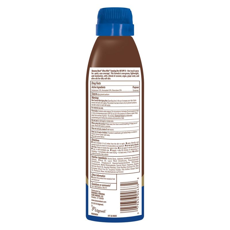 Banana Boat Dry Oil Clear Sunscreen Spray - 6oz, 3 of 12
