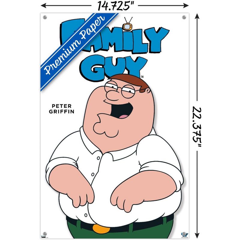 Trends International Family Guy - Peter Feature Series Unframed Wall Poster Prints, 3 of 7