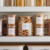 Talented Kitchen 144 Pantry Organization Labels for Food Storage Containers, Preprinted Black All-Caps on Matte White Vinyl Stickers - 2 of 4