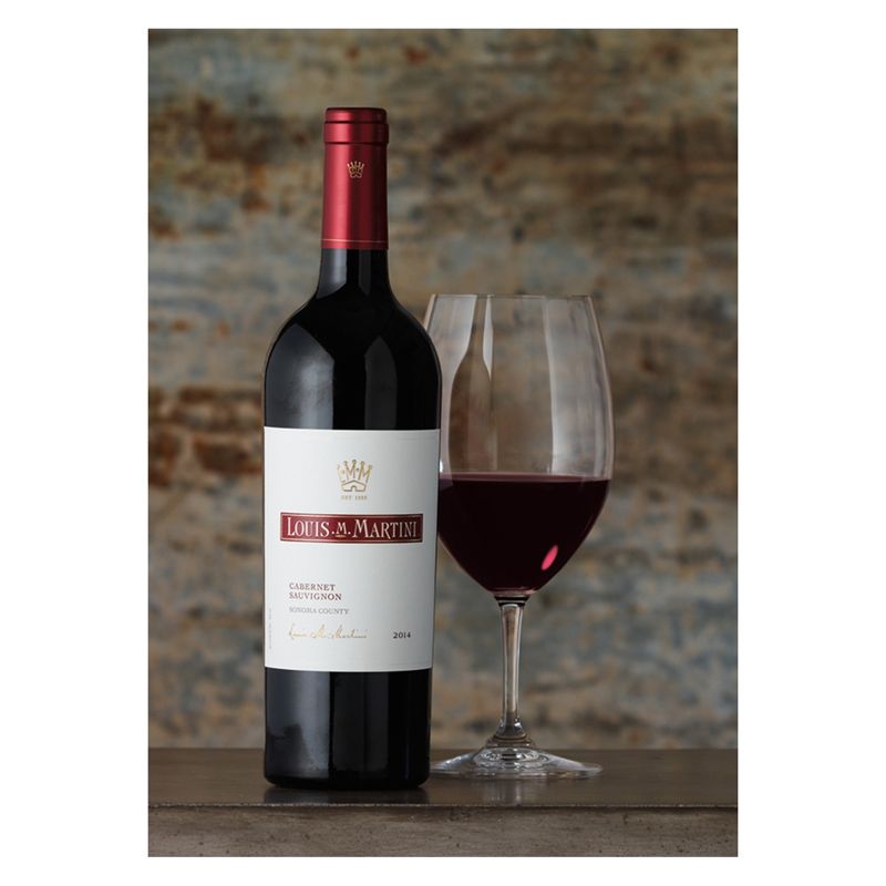 Louis M. Martini Sonoma County Cabernet Sauvignon Red Wine - 750ml Bottle, 3 of 9