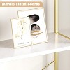 Bookshelf 5 Tier Arched Bookcase, 71" Tall Industrial Open Book Shelves for Living Room - 4 of 4