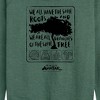 Women's - Avatar: The Last Airbender - Same Roots Lightweight French Terry Wide Neck Long Sleeve Shirt - 2 of 4