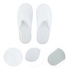 Unique Bargains Striped Coral Fleece Disposable Slippers 1 Pair - 3 of 4