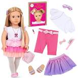 Our Generation Fashion Starter Kit in Gift Box Thea with Mix & Match Outfits & Accessories 18" Fashion Doll