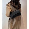 Shoulder Bag for Women Y2K Trendy Purse Vegan Leather Hobo Handbags Clutch Saddle Bag with 2 Removable Strap - 4 of 4