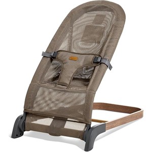 Foldable Baby Bouncer, 3-Height Adjustable, Portable Newborn Rocker, Ergonomic Bouncer Seat for 0-6 Months, Breathable Mesh (Green) - 1 of 1