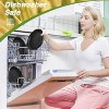 LunaLulinlk Dinner Plates Set of 8 Unbreakable Wheat Straw Plates 10-inch Large Plates Plastic Plates Reusable Dishwasher and Microwave Safe - 4 of 4