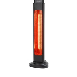 1500W Portable Electric Outdoor Patio Heater with 2 Heat Levels, Instant Heating, Tip-Over Protection for Party, Backyard, Garden - 1 of 4