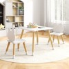 Tangkula Kids Table & Chairs Set Children Multi-Activity Desk & Frog-Shaped Chair Set w/Wooden Legs - 3 of 4
