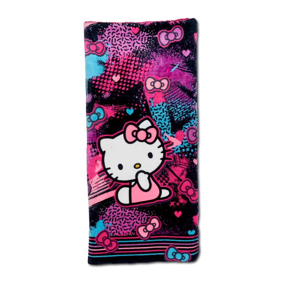 Hello Kitty Slumber Kitty Cloud Silk Touch with faux-shearling Slumber Bag