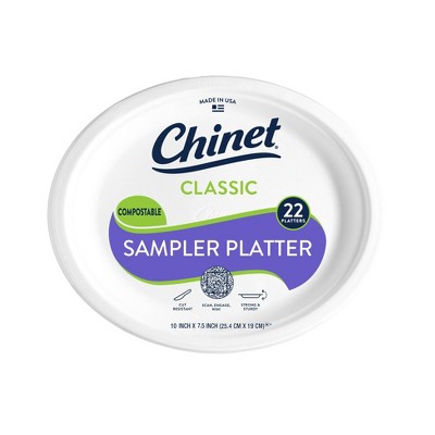 Chinet Classic Sampler Platter 7 1/2" - 22ct