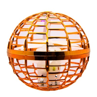 NYS Life Flying Orb Ball Toys Soaring Hover Pro Boomerang Spinner - Orange