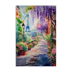 Stupell Industries Wisteria Walkway in Paris Canvas Art - 1 of 4