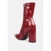 Block Heel Stiletto Ankle Boot Women - 4 of 4