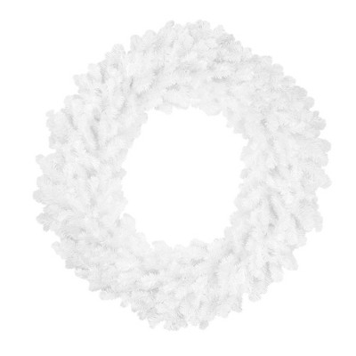 Northlight 48" Unlit Snow White Artificial Pine Christmas Wreath