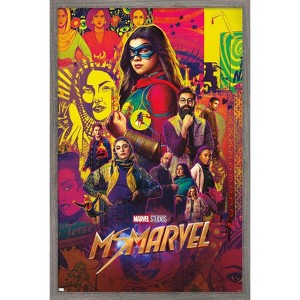 Trends International Marvel Ms. Marvel - One Sheet Framed Wall Poster Prints - 1 of 4