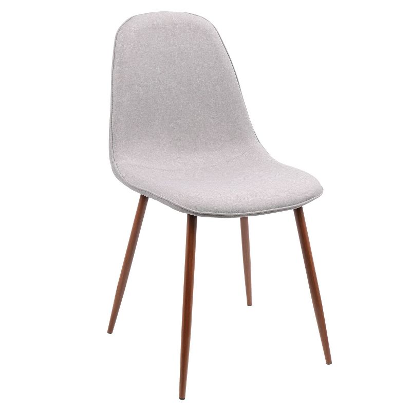 Set of 2 Pebble Mid-Century Modern Dining Accent Chairs - LumiSource, 3 of 14