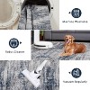 Coucheta Area Rug Living Room Rugs Indoor Soft Fluffy Rug Abstract Carpet for Bedroom Kitchen Dining Room Floor Washable Plush Throw Large Accent Rug - 2 of 4