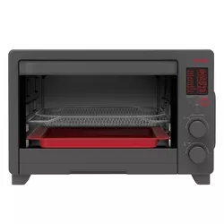 CRUXGG 6 Slice Digital 10-in-1 Toaster Oven with Air Fry