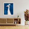 Amanti Art Snowy Peacock II by Grace Popp Wood Framed Wall Art Print - 4 of 4