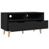 vidaXL TV Stand Black 35.4 in.x15.7 in.x19.1 in. Engineered Wood - 4 of 4