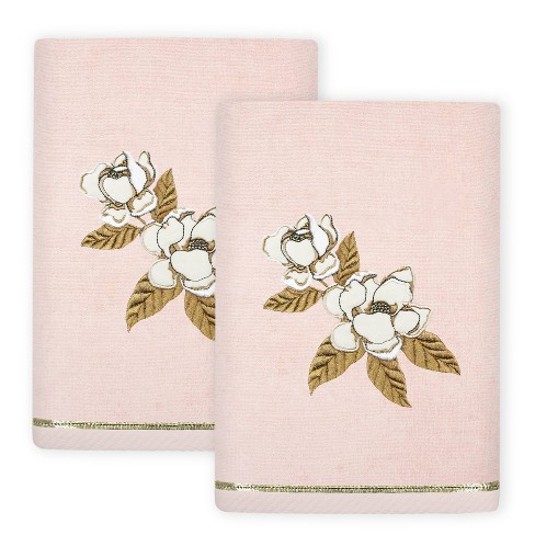 Peach decorative bath online towels