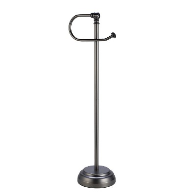 Black Nickel Free Standing Toilet Paper Holder Stand