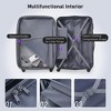 2 Piece Luggage Sets Hard Shell Suitcase With Expandable Spinner Wheels Lightweight Travel Luggage With TSA Lock Ergonomic Telescopic Handle - 4 of 4
