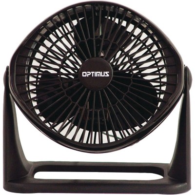 Optimus F-7071 8-Inch Turbo High-Performance 3-Speed Air Circulator, Black