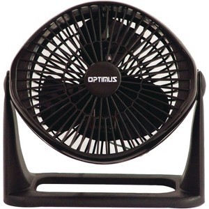 Optimus F-7071 8-Inch Turbo High-Performance 3-Speed Air Circulator, Black - 1 of 4