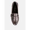 Haruka Metallic Faux Leather Loafers - image 4 of 4