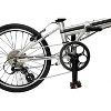 ZiZZO Liberte 8-Speed Aluminum 20" Folding Bike - Silver Black - 4 of 4