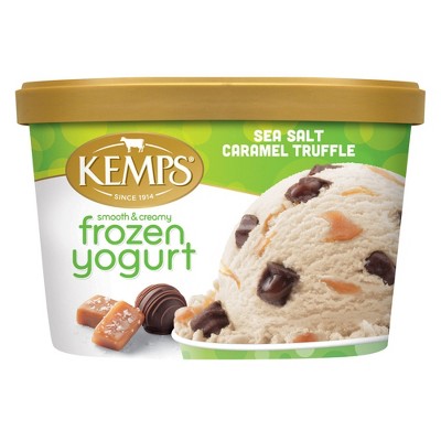 Kemps Frozen Yogurt Sea Salt Caramel Truffle - 48oz