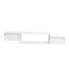 FONTOI Wall Mounted Floating TV Stand for Televisions up to 60", Media Entertainment Center for Living Room, White, 9.06"*11.02"*65.35" - 4 of 4