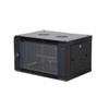 Wall Mount Network Cabinet with Glass Door - Steel Server Rack with Cooling Fan Holes & Lock for Router and WiFi Equipment - 2 of 4