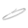 Ross-Simons 4.70 ct. t.w. CZ Anklet in Sterling Silver Size 9 - 3 of 4