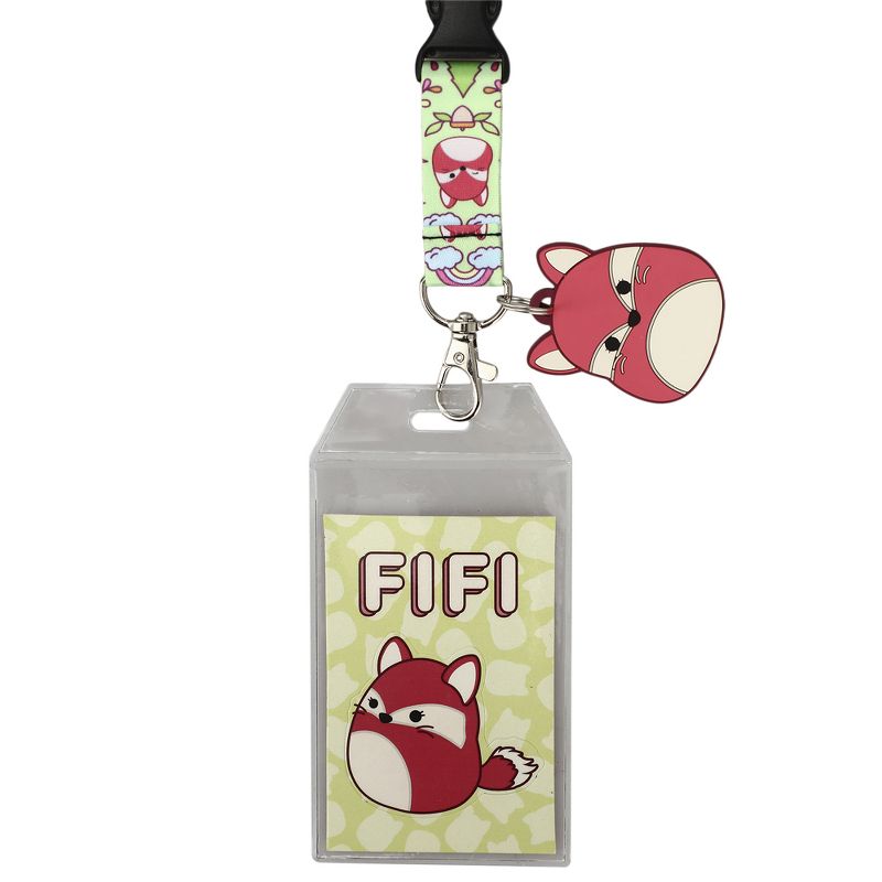 Squishmallows Fifi the Fox Lanyard with Charm, 2 of 4