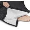 PAVILIA Wearable Blanket Hoodie Adults, Faux Shearling Cozy Oversized Hooded Sweatshirt, Warm Fleece Two Pockets - 3 of 4