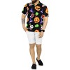 LA LEELA Mens Hawaiian Short Sleeve Button Down Shirt Men's Halloween Costumes Shirt Summer Beach Casual Shirts for Men Funny - 2 of 4