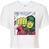 Women's - Marvel - She-Hulk Comic Panel Cropped Graphic T-Shirt - 2 of 4