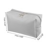Unique Bargains Women PU Leather Waterproof Makeup Bag S Size 1 Pc - 4 of 4