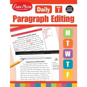 Daily Paragraph Editing, Grade 7 Teacher Edition - Annotated by  Evan-Moor Educational Publishers (Paperback) - 1 of 1