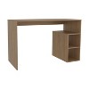 NicBex Home Office Desk 47.2" W Modern Writing Desk with 2 Open Storage Shelves and Wooden Frame for Office, Study, Living Room - 4 of 4