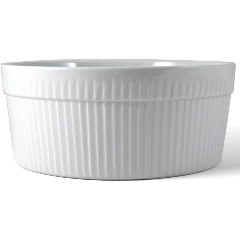 Omniware White Porcelain Souffle Dish, 1.75 Quart, 1 of 2
