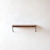 MH London Venice 24" Wall Mounted Shelves Mango Wood & Iron - 3 of 4