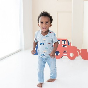 Toddler V-Neck Tee in Construction - 1 of 2