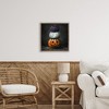 Stupell Industries Vintage Halloween Pumpkin Stack Floating Frame Canvas Art - 3 of 4