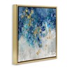 Stupell Industries Abstract Blue Gold Paint Design, 18" x 18" - 3 of 4